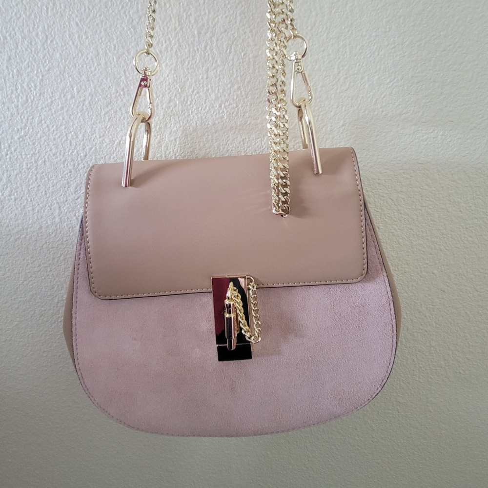 Genuine Leather Beige  Women's Bag,by M.I.LA Never Ben Used.